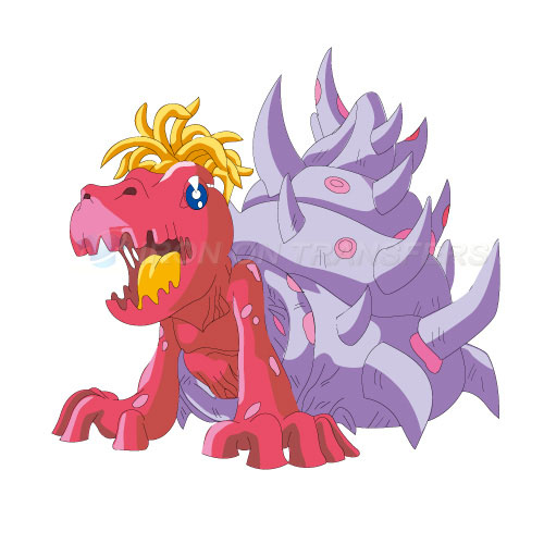 Digital Monsters Iron-on Stickers (Heat Transfers)NO.3538